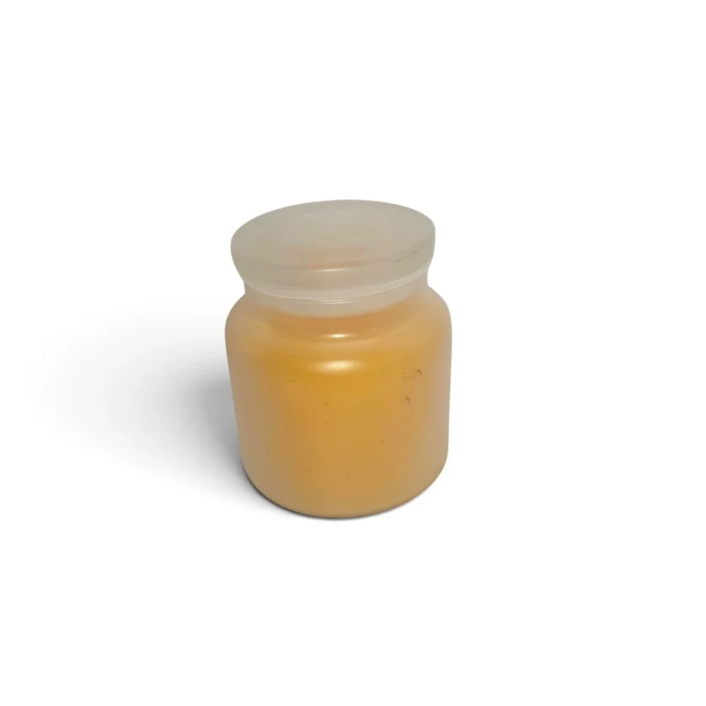 Yankee Candle Sunflower Single Wick Jar Candle 14.5oz Rare Frosted Glass Jar